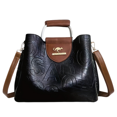 Layla – Structured Handbag with Metal Handle