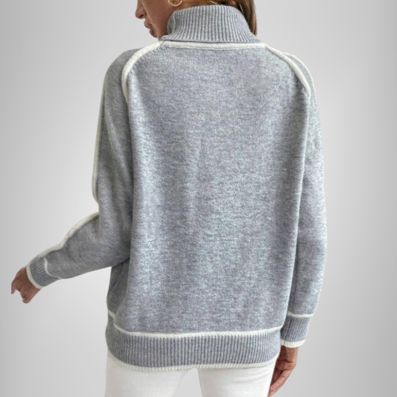 Evabella - Couture Turtleneck Jumper