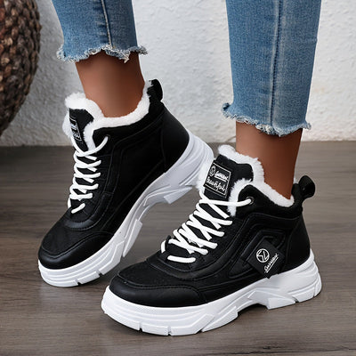 Plush - Ankle boots with thick heel