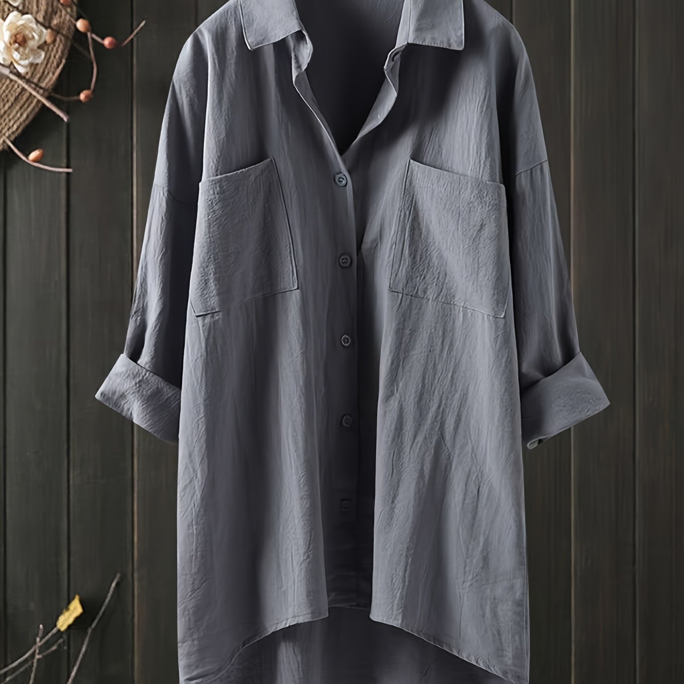 Georgia – Relaxed Oversized Button-Up Shirt