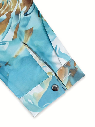 Summer – Abstract Print Shirt