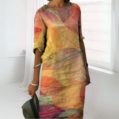 Freja - Relaxed Colour-Block Summer Dress