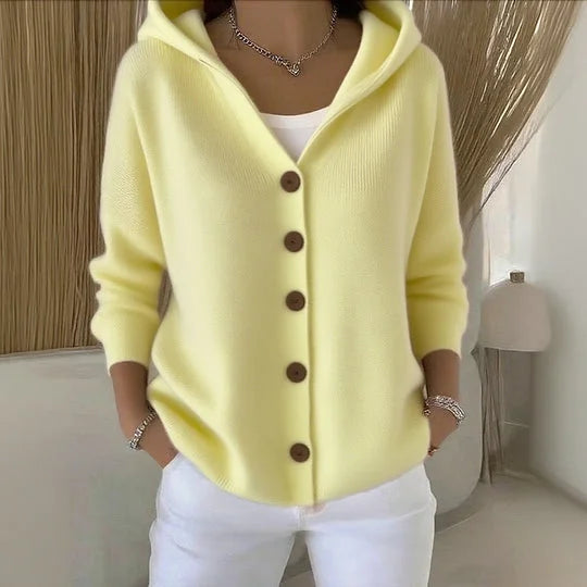 Evelyn | Hooded Gilet with Buttons