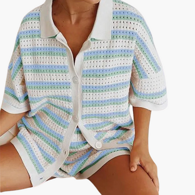 Goldie – Open-Knit Co-Ord Set