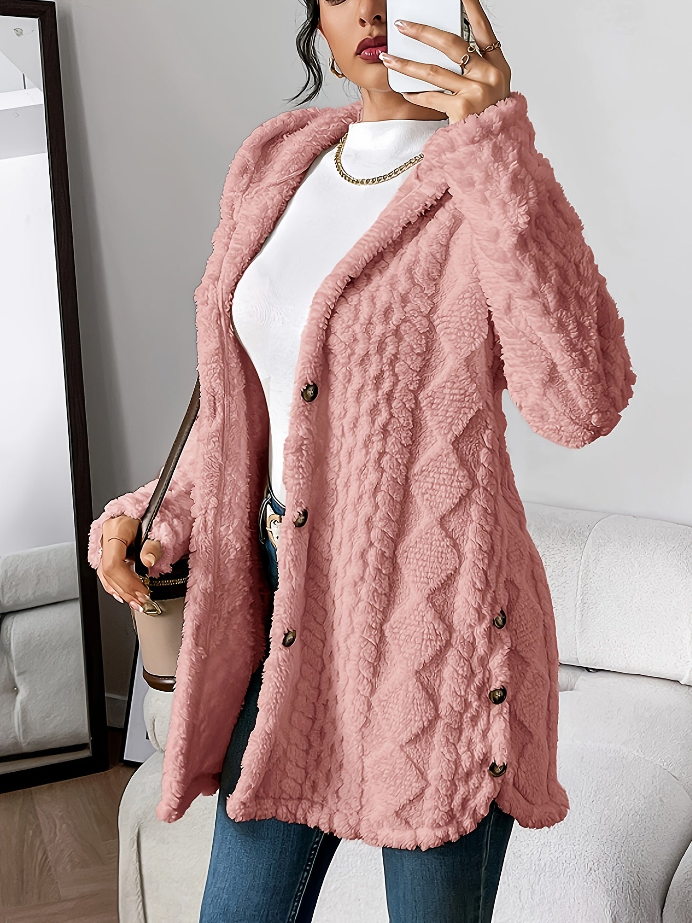 Evelina - Ladies' Button-Up Knit Cardigan