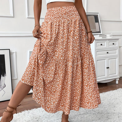 Marnie – Tiered Floral Maxi Skirt