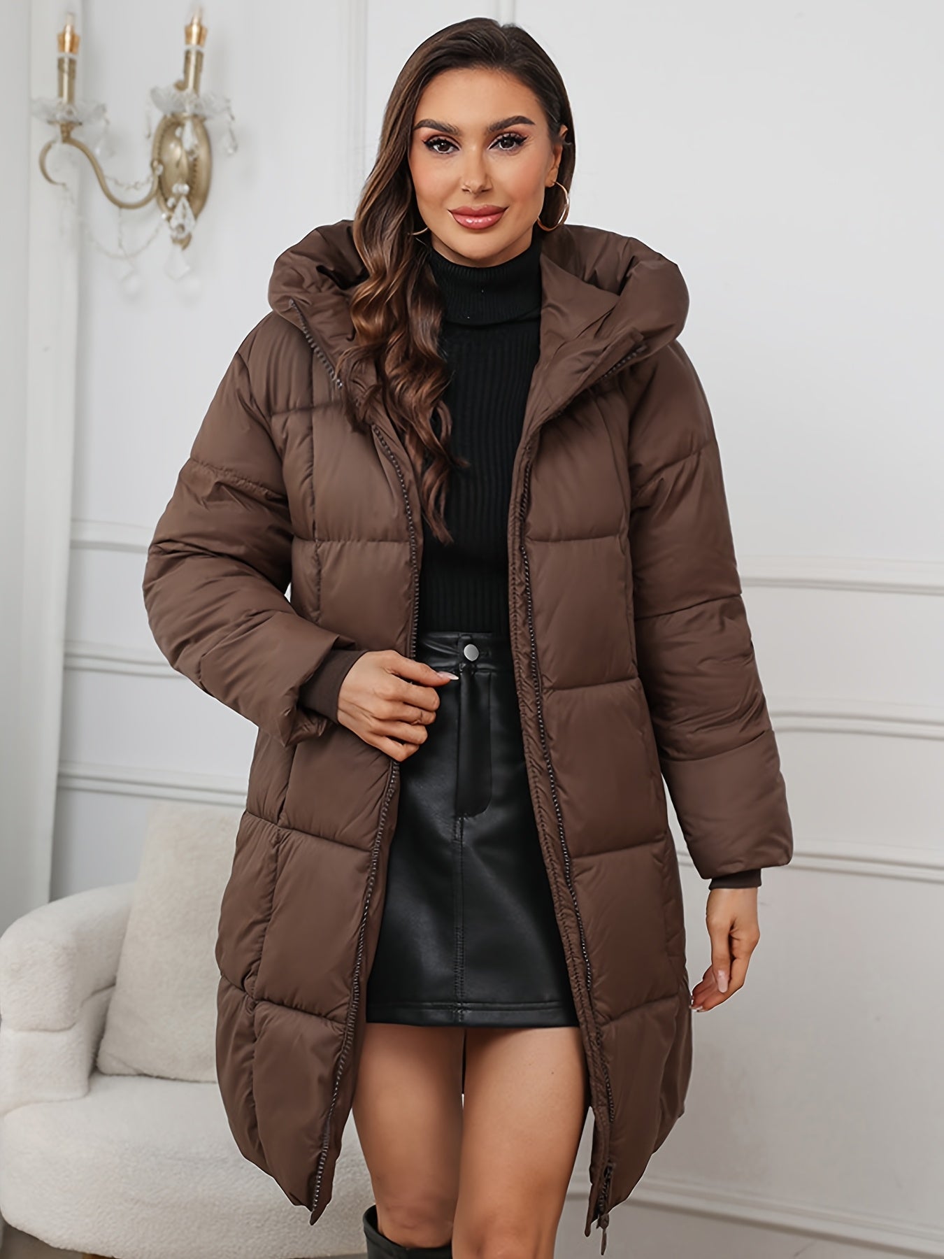 Isla – Oversized Quilted Puffer Coat