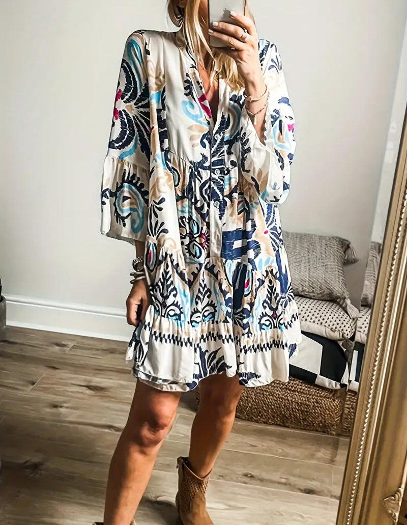 Rechelle - Bohemian Tunic Dress