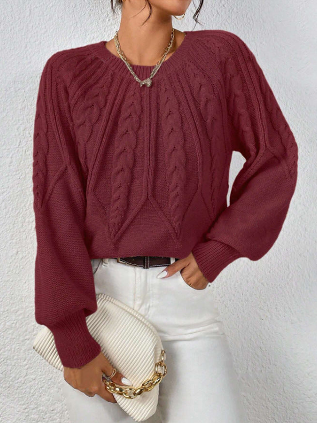Elsie - Ladies’ Classic Cable Knit Jumper