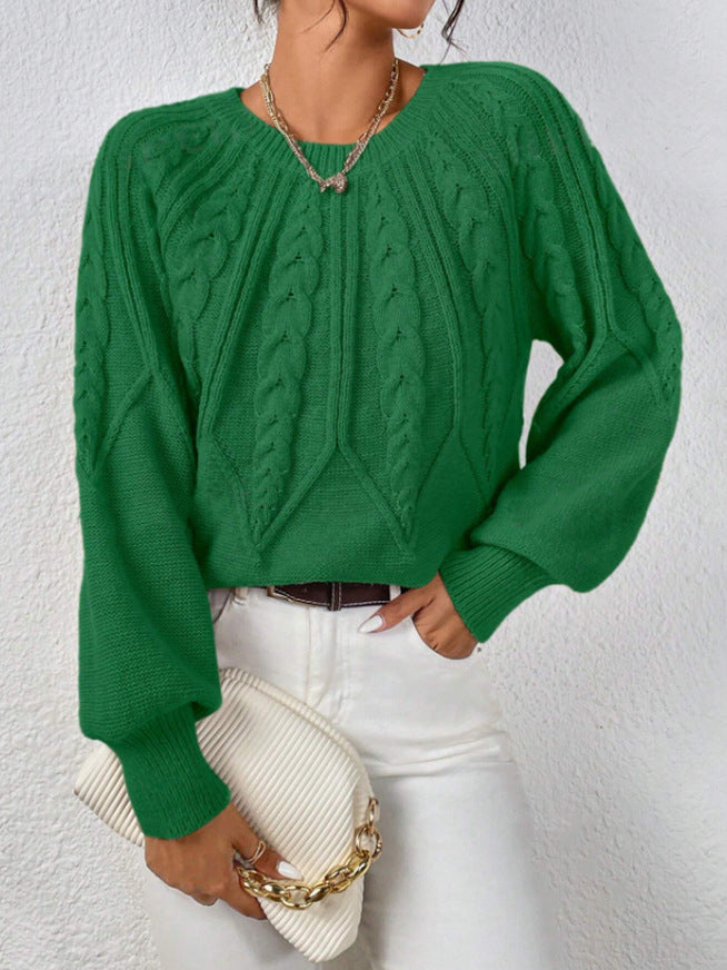 Elsie - Ladies’ Classic Cable Knit Jumper