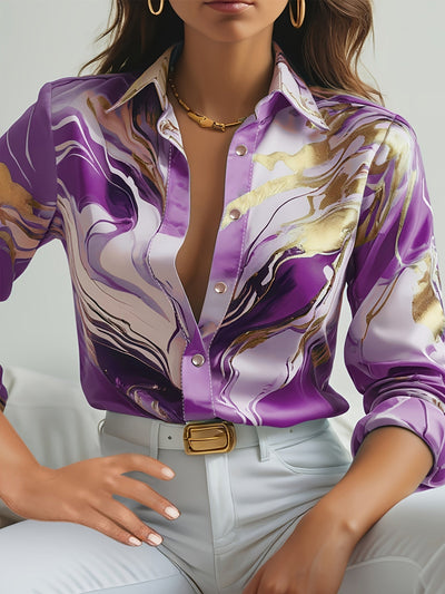 Summer – Abstract Print Shirt