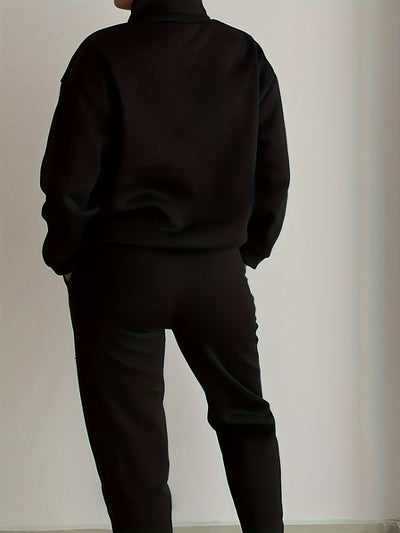 Maisie – Relaxed Fit High-Collar Lounge Set