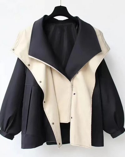 Lily Two-Tone Trench Coat
