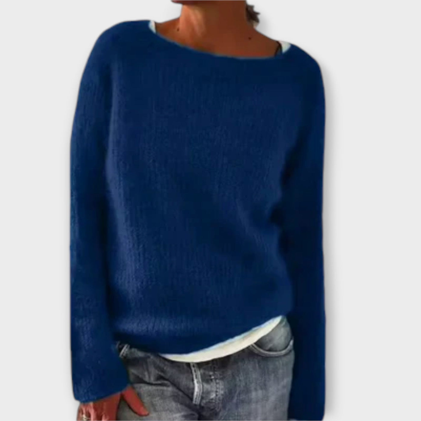 Regine – Solid Colour Knit Sweater
