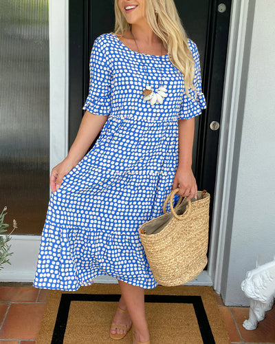 Kaleia – Polka Dot Ruffle Dress