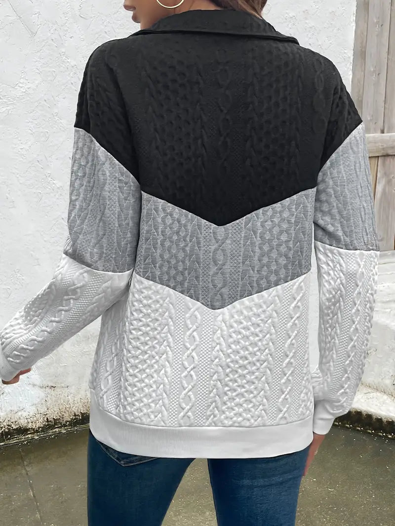 Amelie - Ladies' zip-up jumper