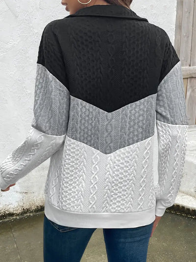 Amelie - Ladies' zip-up jumper