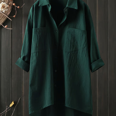 Georgia – Relaxed Oversized Button-Up Shirt