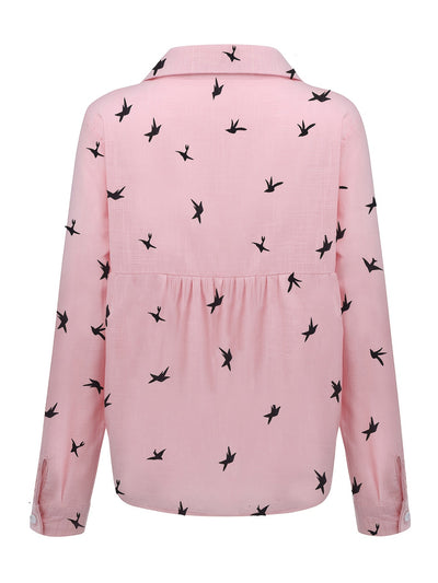 Dyoza – Bird Print Shirt
