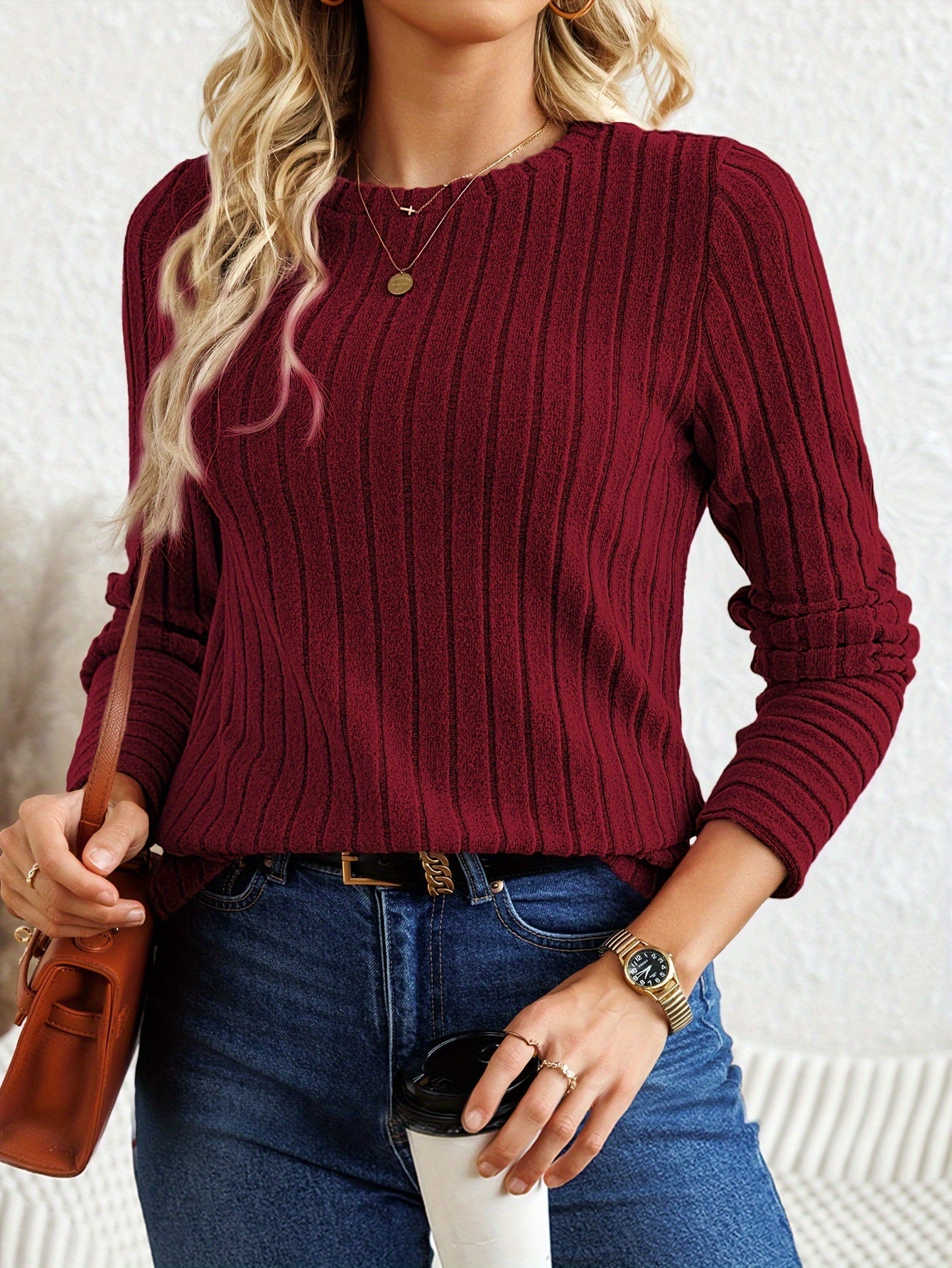 Millie – Ribbed Knit Sweater