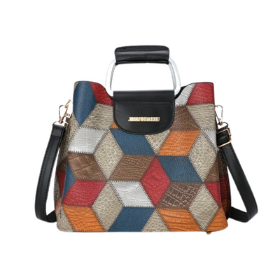 Layla – Structured Handbag with Metal Handle