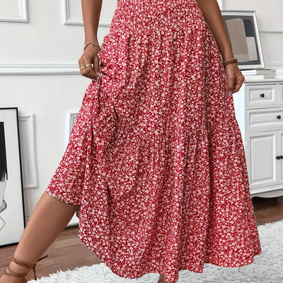 Marnie – Tiered Floral Maxi Skirt