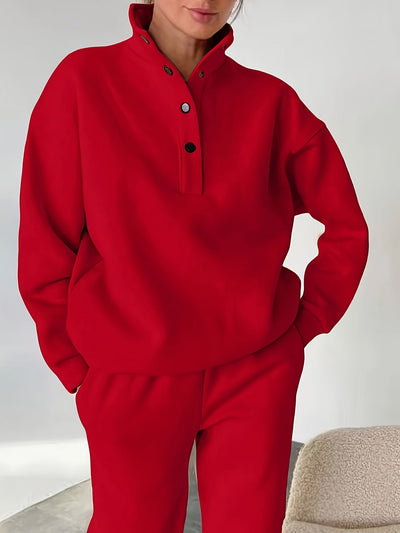 Maisie – Relaxed Fit High-Collar Lounge Set