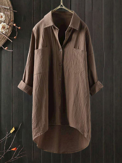 Georgia – Relaxed Oversized Button-Up Shirt