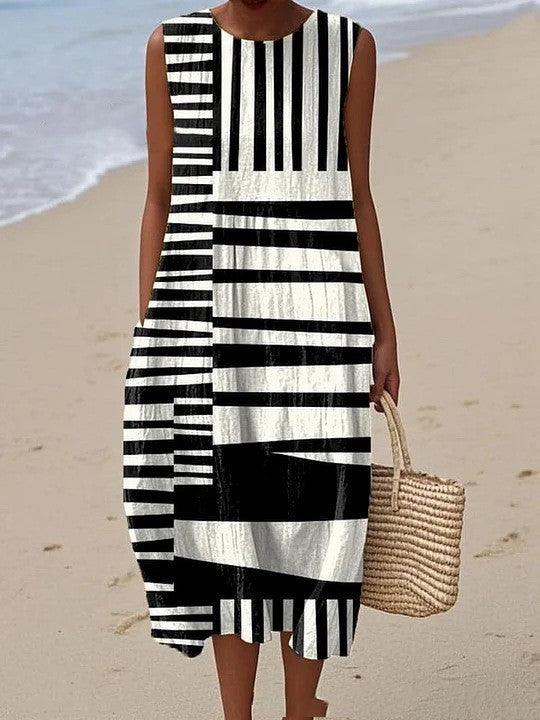 NAËLA | CHIC GRAPHIC DRESS