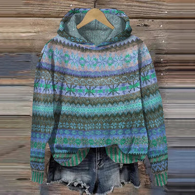 Uvelia - Ethnic Retro Hoodie