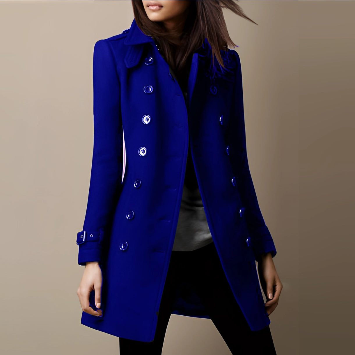 Raven – Double-Breasted Tailored Coat