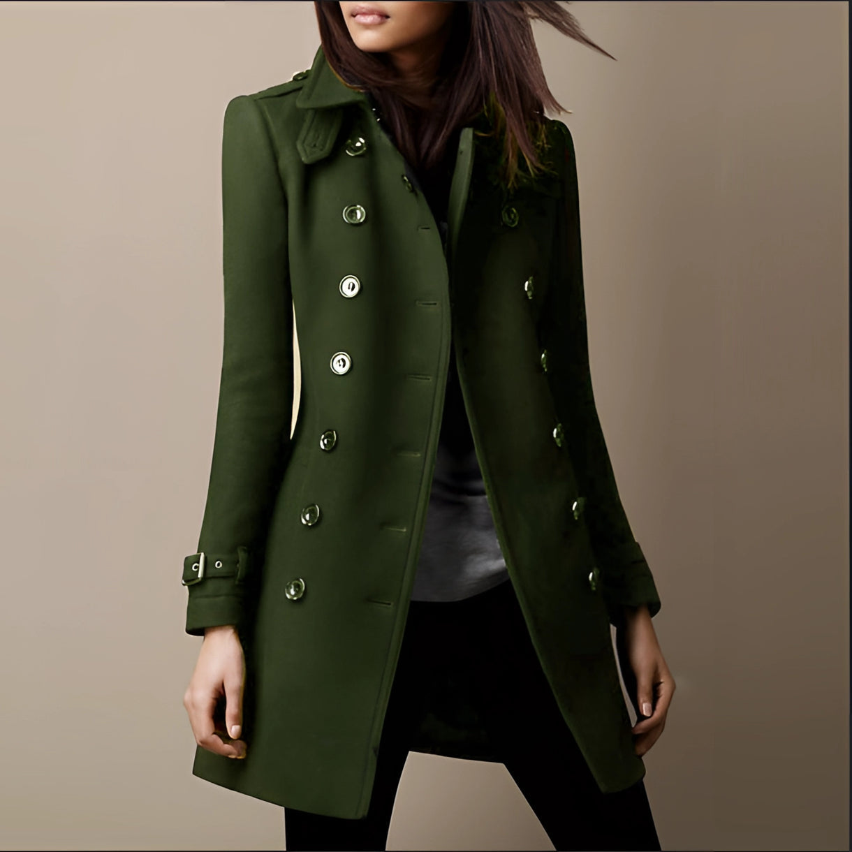 Raven – Double-Breasted Tailored Coat
