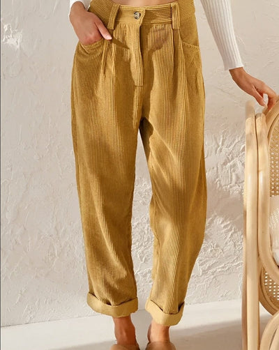 Sarah – Relaxed Corduroy Trousers