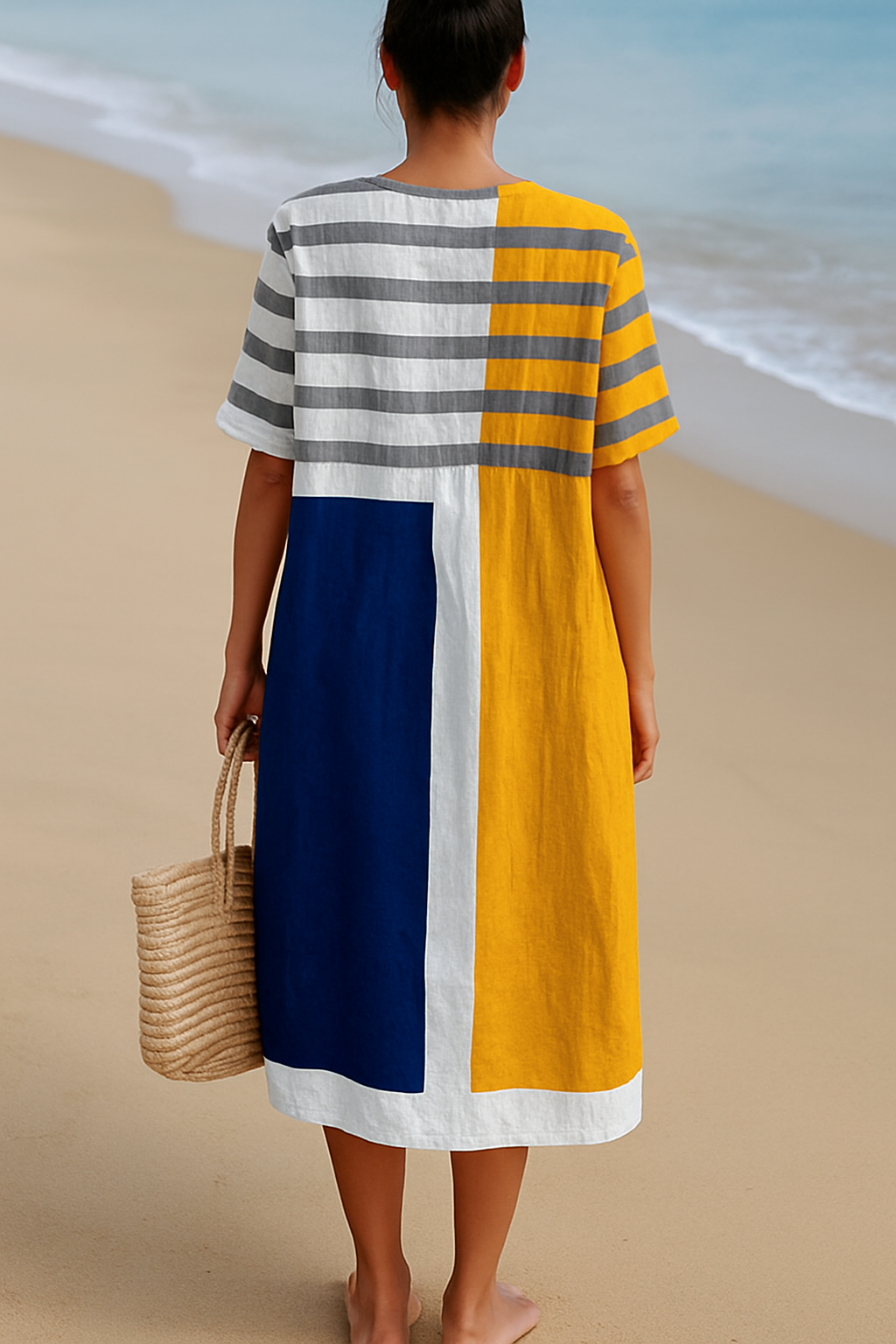 Nadège | Colour Block Dress