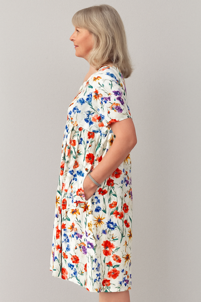 Doreen - Elegant Tummy Covering Dress