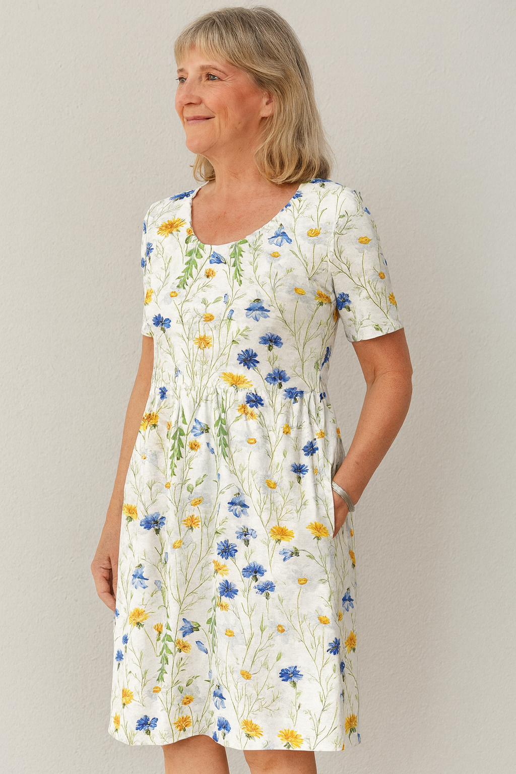 Doreen - Elegant Tummy Covering Dress