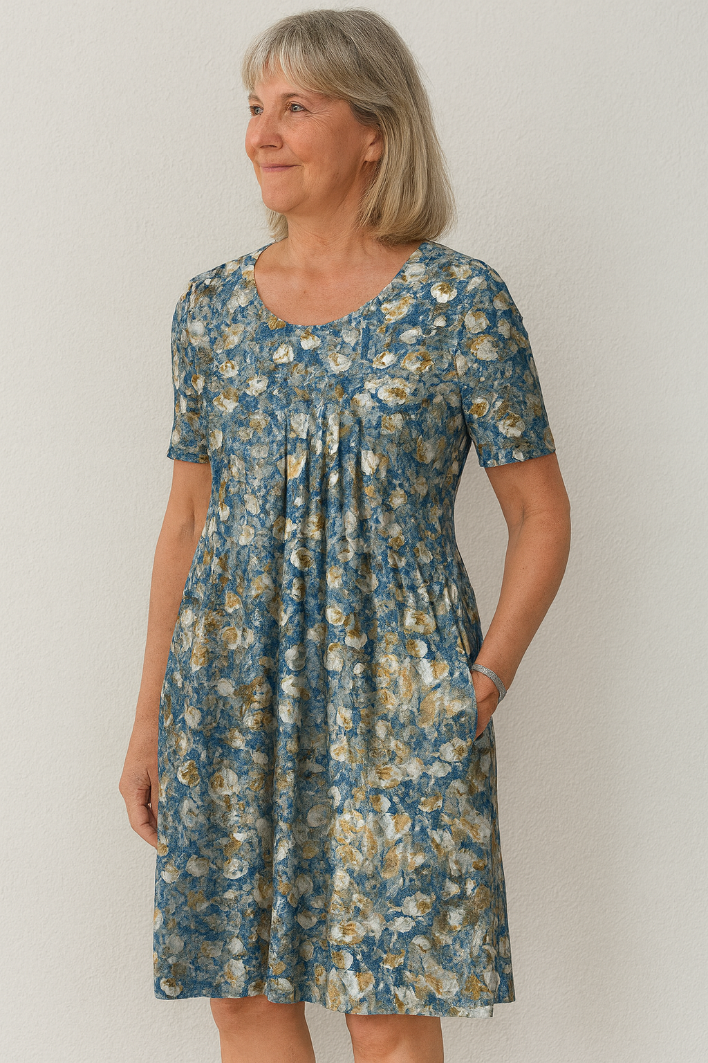 Doreen - Elegant Tummy Covering Dress