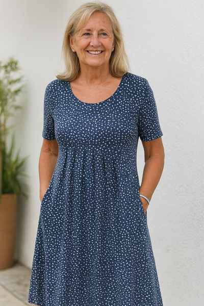 Doreen - Elegant Tummy Covering Dress