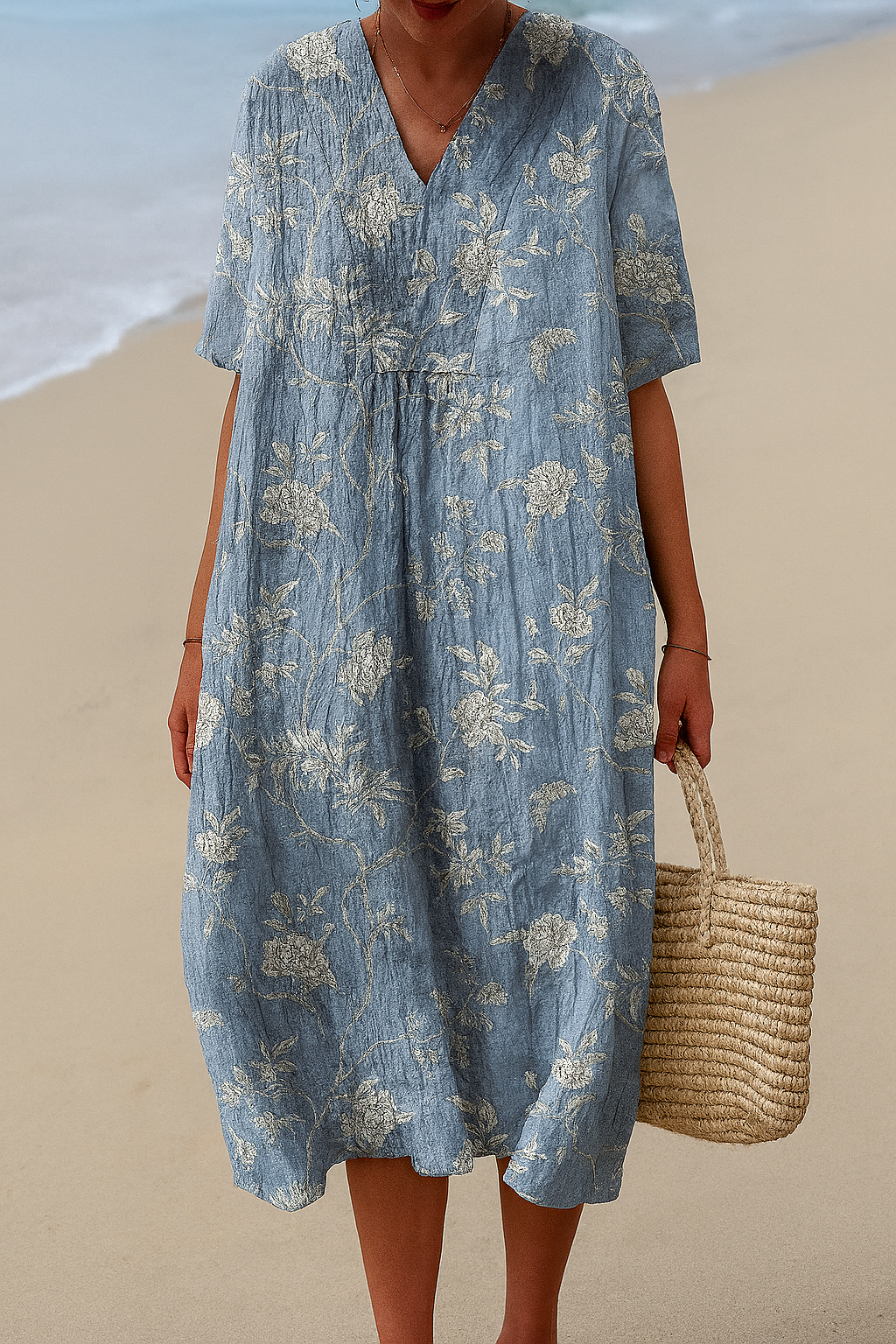 The Blue Willow – Art-Inspired Dress