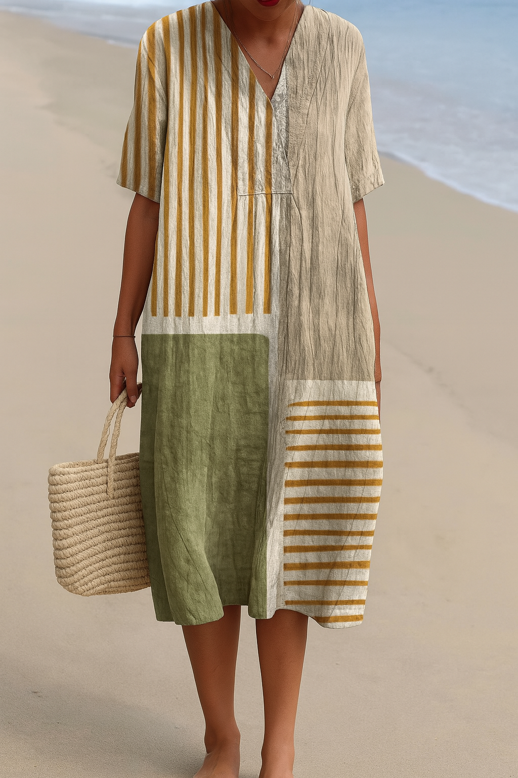 The Earthline Harmony – Art-Inspired Dress