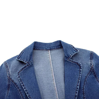 Sofia® | Stylish Denim Blazer for Women