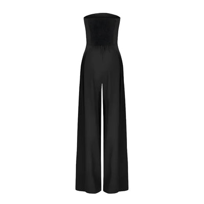 Malene – Strapless Wide-Leg Jumpsuit