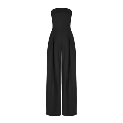 Rae - Elegant Strapless Jumpsuit with Wide Legs