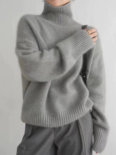 Isabella – High Neck Cashmere Jumper