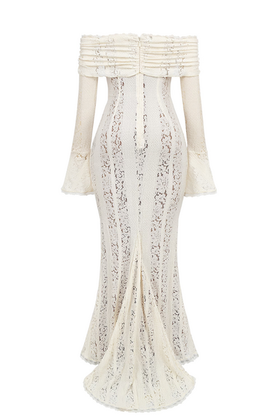 Indira | Off-Shoulder Lace Gown