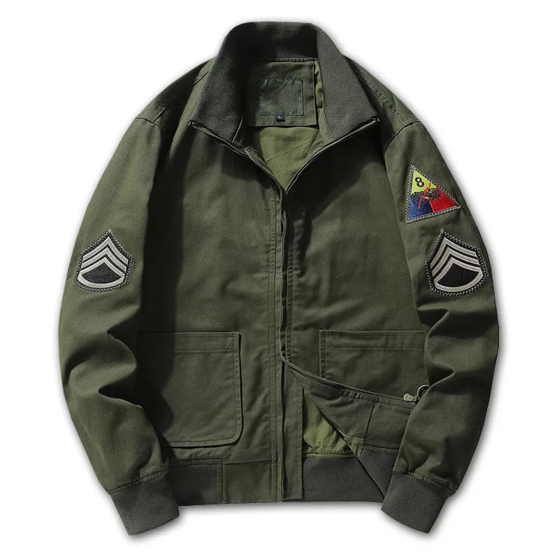 Finn™ Stealth Cotton Bomber Jacket