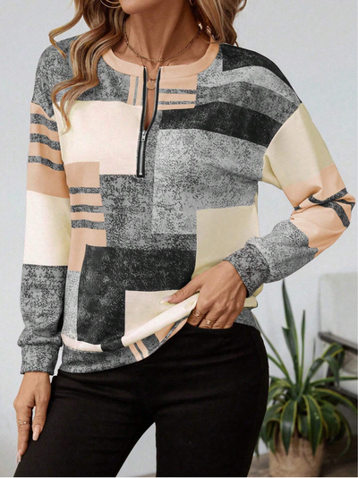 Oceane - Chic Vintage Sweatshirt