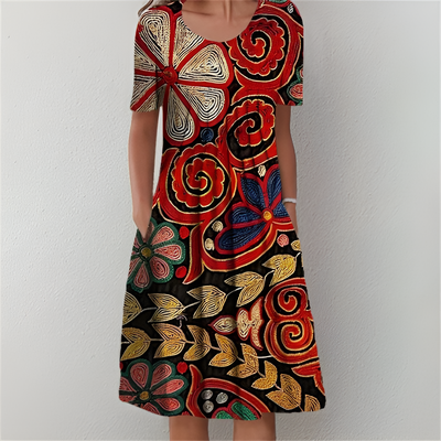 Helen - Classic Floral Dress