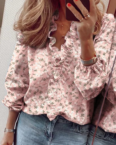Liana | Summer Ruffle Blouse