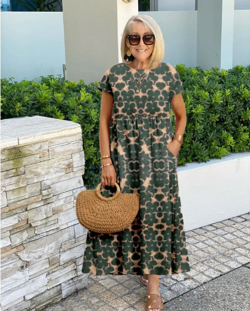 Sabine – Floral Print Maxi Dress